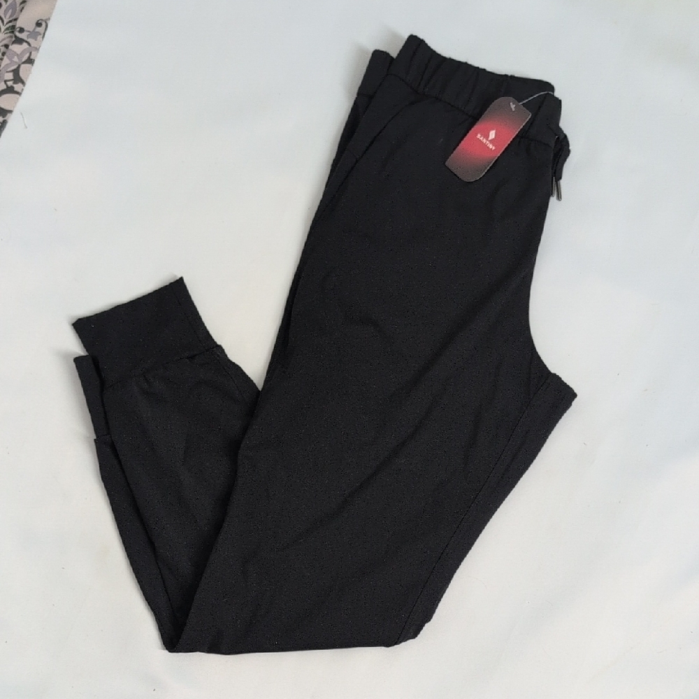 Black Track Pants for Women - Picture 2 of 8